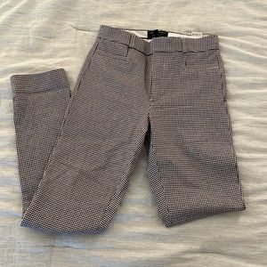 NWT! Banana Republic High Rise Sloan Pant (houndstooth, sz 0)